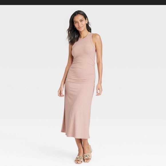 a new day Dresses & Skirts - A New Day Bodycon Maxi Dress Sleeveless Crew Neck